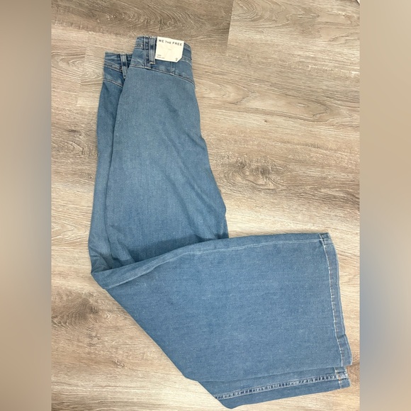 Free People We The Free Libre Wide-Leg Jeans Goodie Goodie size 26 2 - Picture 5 of 12